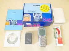 Siemens S45 - NEU / OVP - Diamond Silber - UNBENUTZT - Erstes GPRS-Handy