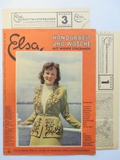 Elsa  Handarbeit und Wäsche