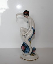 Katzhütte Porzellan Figur