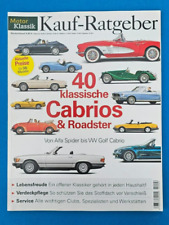 Motor Klassik Kauf-Ratgeber 40 klassische Cabrios & Roadster .. Neu + ungelesen