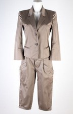 STRENESSE GABRIELE STREHLE Hosenanzug Gr. 36 Baumwolle Blazer Kurze Hose 