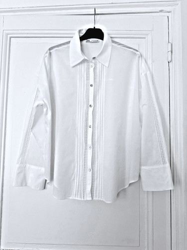 Zara damen shirt - aus, weißer