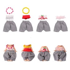 4 Sets Puppenkleidung für