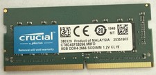 Crucial SO-DIMM 8GB (1 x 8GB)