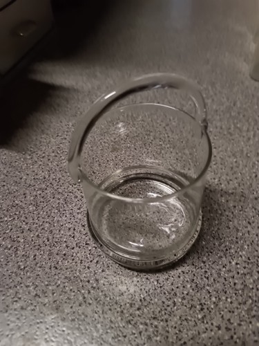 Glas topf mit henkel - glas,