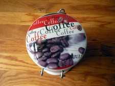 große bunte Kaffeedose - Kaffetopf - Kaffee Topf - Kaffee Dose - Vorrats Dose