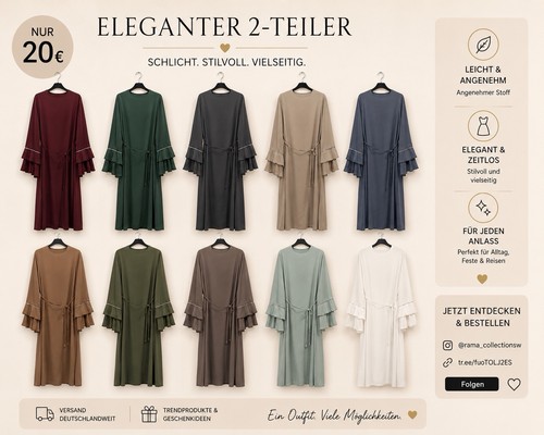 Abaya hijab kleid damen - abaya,
