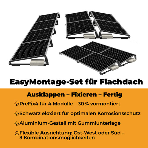 Flachdach halterung - pv,