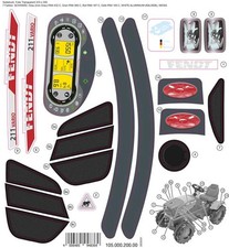 Rolly Toys Aufkleber Fendt 211