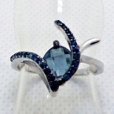 Kissen London-Blautopas CZ