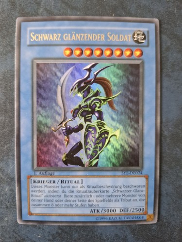 Schwarz glänzender soldat - schwarz,