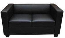 HW 2er Sofa Lille Kunstleder