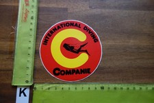 Alter Aufkleber Wassersport Tauchen INTERNATIONAL DIVING COMPANIE (KA)