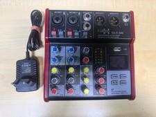 E-Lektron SE-4 Live Mischpult 2-Kanal + stereo AUX + USB/Bluetooth + Soundkarte