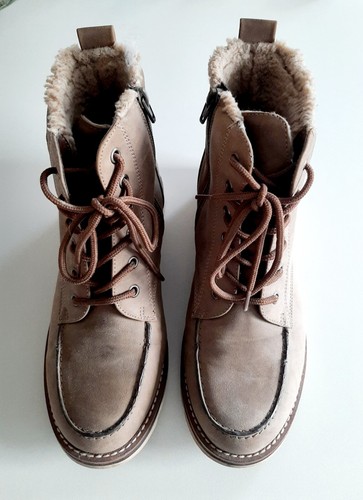 Wildlederschuhe beige - -,