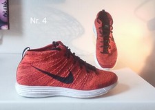 Nike Sneaker, Flyknit Chukka, Rot Special Edition Gr. 45.5  selten getragen