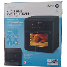 Switch On  9-in-1 Heißluftfritteuse, Grill, Dörrautomat,  Fritteuse NEU 