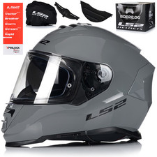 Motorradhelm | LS2 FF800 STORM II Nardo | Integralhelm | Helm mit Sonnenblende