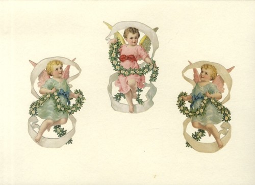 Oblaten engel mit - engel,