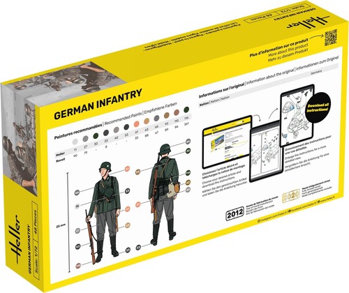 German infantry modell - german, 1/72