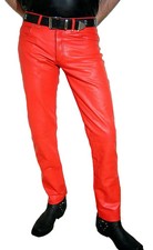 Elegant Herren Rotes Leder