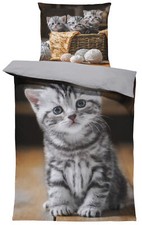 Katzen bettwäsche 135x200 - katzen,