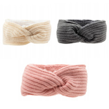 Winter Stirnband Zopfmuster