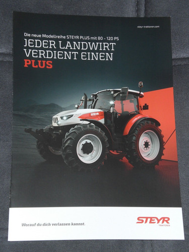 Steyr plus traktoren prospekt - steyr,