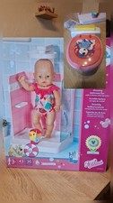 Zapf Creation Baby Born Dusche -Puppendusche mit Echtem Wasser+ Toilette 