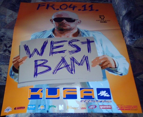 Konzert poster plakat westbam - konzert-poster,