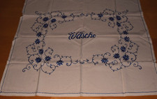 Alte Ziertuch "Wäsche" für