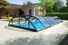 Pool-Überdachung Klasik Clear