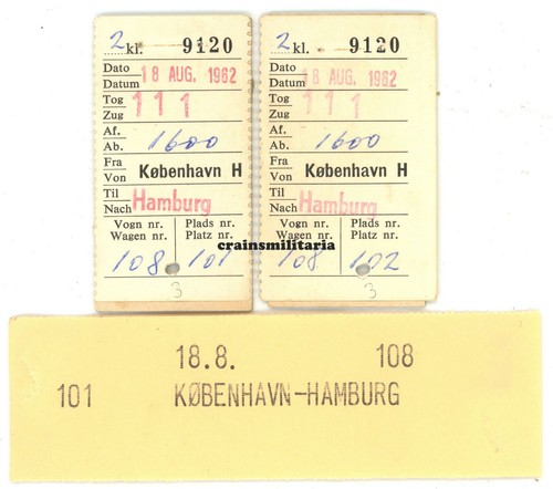 Orig fahrschein fahrkarte - 3x,
