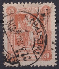 =Marienwerder Mi.Nr.4 xB gestempelt tiefst geprüft Bock BPP=