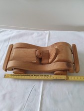 Vintage Deko Holz-Auto, 27 cm lang
