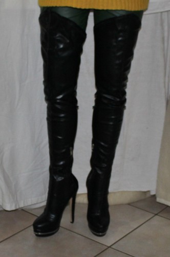 High heel overknee - high,