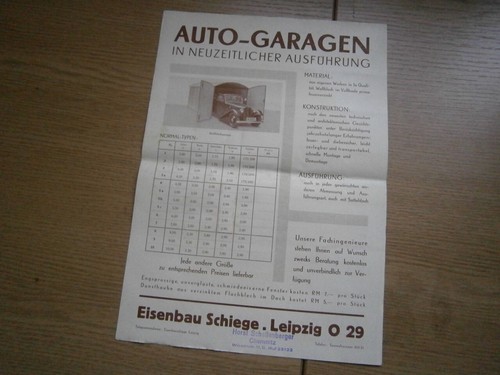 Prospekt auto garagen - prospekt, "auto-garagen"