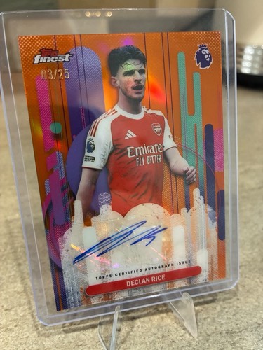 Declan rice orange autograph - rice,