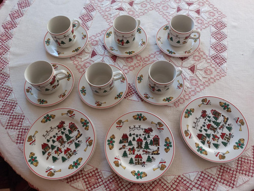 Weihnachtsgeschirr set - weihnachtsgeschirr, --set--