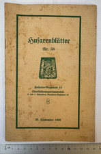 Heft - Husarenblätter Nr 58 -