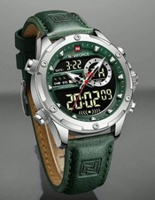 NAVIFORCE Herren Quarz Armbanduhr Wasserdicht Rundes Zifferblatt Geschenk