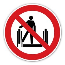 Rolltreppe: Fuß nicht an der