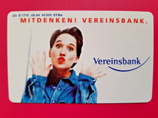 Telefonkarte Deutschland O 1715 08.94 Mitdenken! Vereinsbank   E16