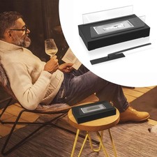 Tischfeuer Tischkamin Glas