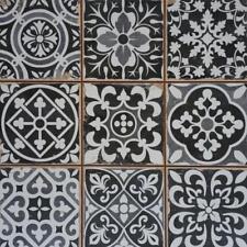 Orientalische Fliese mediterrane Retro Fliesen Rahel Schwarz Patchwork 33x33 cm 