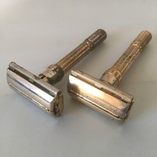 2x Gillette Gold Tone L3 I1