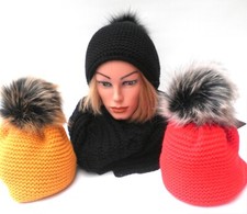 Damen Bommelmütze