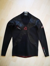 MYSTIC Neopren Shirt langarm Surfen Kite Paddeling Schnorcheln UVschwarz Gr S-M 