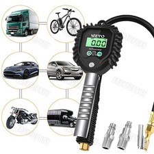 Auto Digital Reifendruckmessgerät geeicht Luftdruckprüfer Reifenfüller Manometer
