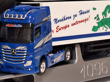 Herpa Sondermodell Actros Medi EuroKüKoAufl. Rigterink Logistik Nordhorn